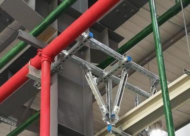 兰坪该抗震支架的整体式支吊架结构协调性好